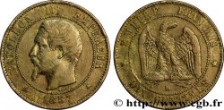 Dix centimes Napoléon III, tête nue 1857 Strasbourg F.133/43