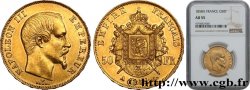50 francs or Napoléon III, tête nue 1858 Paris F.547/5