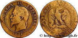 Dix centimes Napoléon III, tête laurée 1861 Paris F.134/4 B12