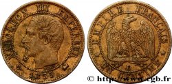 Un centime Napoléon III, tête nue 1855 Lyon F.102/20