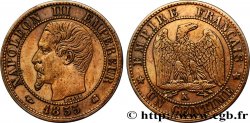 Un centime Napoléon III, tête nue 1855 Bordeaux F.102/22 TTB48