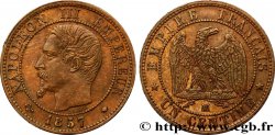 Un centime Napoléon III, tête nue 1857 Marseille F.102/37