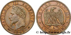 Un centime Napoléon III, tête laurée 1862 Paris F.103/4