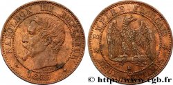 Deux centimes Napoléon III, tête nue 1855 Strasbourg F.107/23