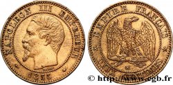 Deux centimes Napoléon III, tête nue 1855 Marseille F.107/35