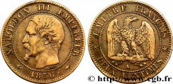 Deux centimes Napoléon III, tête nue 1856 Paris F.107/38 TB35