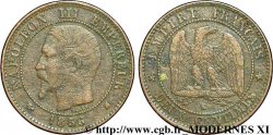 Deux centimes Napoléon III, tête nue 1856 Bordeaux F.107/41 TB20