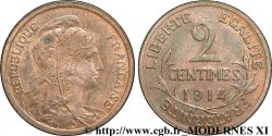 2 centimes Daniel-Dupuis 1914 Paris F.110/17 TTB