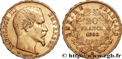 20 francs or Napoléon III, tête nue 1860 Strasbourg F.531/20