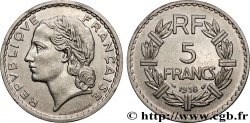 5 francs Lavrillier, nickel 1938 F.336/7