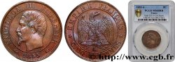 Cinq centimes Napoléon III, tête nue 1855 Paris F.116/17 MS65 PCGS