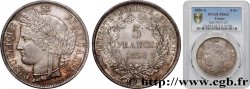 5 francs Cérès, IIe République 1850 Paris F.327/4 MS62 PCGS