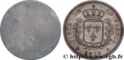 Cliché de graveur uniface du revers de l’Essai de 40 francs d’Andrieu 1815 Paris T.T.2038 var.