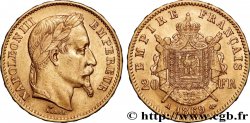 20 francs or Napoléon III, tête laurée 1869 Paris F.532/20