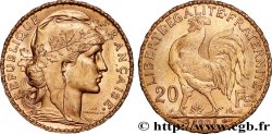 20 francs or Coq, Dieu protège la France 1904 Paris F.534/9