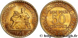 50 centimes Chambres de Commerce 1922 Paris F.191/4
