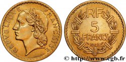 5 francs Lavrillier, bronze-aluminium 1945 Castelsarrasin F.337/6