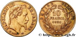 10 francs or Napoléon III, tête laurée 1864 Strasbourg F.507A/7