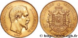 50 francs or Napoléon III, tête nue 1855 Paris F.547/1