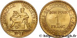 1 franc Chambres de Commerce 1921 Paris F.218/3