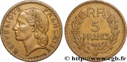 5 francs Lavrillier, bronze-aluminium 1945 Castelsarrasin F.337/6