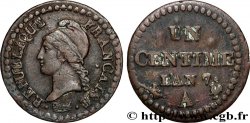 Un centime Dupré, 7 normal 1799 Paris F.100/15