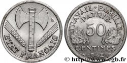 50 centimes Francisque, lourde 1942 Paris F.195/3