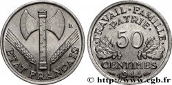 50 centimes Francisque, légère 1944 F.196/4
