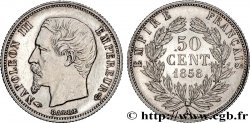 50 centimes Napoléon III, tête nue 1858 Paris F.187/9