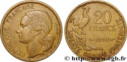 20 francs G. Guiraud, 3 faucilles 1950 F.402/2