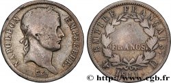 2 francs Napoléon Ier tête laurée, Empire français 1811 Lyon F.255/27