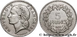 5 francs Lavrillier, nickel 1933 F.336/2