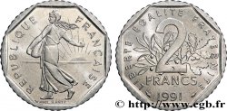 2 francs Semeuse, nickel, frappe monnaie 1991 Pessac F.272/15 VZ+
