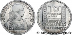Essai hybride de 10 francs Turin, grand module, 30 mm, 3 g - en aluminium 1939 Paris GEM.174 11 MS