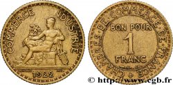 1 franc Chambres de Commerce 1922 Paris F.218/4