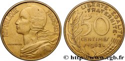 50 centimes Marianne, col à trois plis 1962 Paris F.197/2