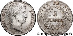 5 francs Napoléon Empereur, Empire français 1811 Lille F.307/40