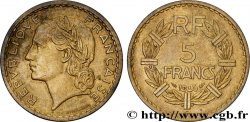 5 francs Lavrillier, bronze-aluminium 1945 Castelsarrasin F.337/6