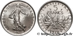 5 francs Semeuse, nickel 1978 Pessac F.341/10
