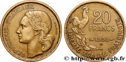 20 francs G. Guiraud, 3 faucilles 1950 Beaumont-Le-Roger F.402/5