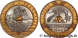 20 francs Mont Saint-Michel, différent dauphin 1994 Pessac F.403/9