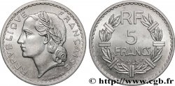 5 francs Lavrillier, aluminium, 9 ouvert 1945 F.339/3