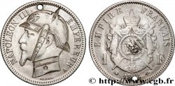 1 franc Napoléon III, tête laurée 1866 Paris F.215/3 var.