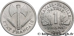 1 franc Francisque, légère 1943 F.223/3