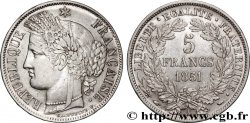 5 francs Cérès, IIe République 1851 Paris F.327/7
