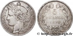 5 francs Cérès, sans légende 1870 Bordeaux F.332/3