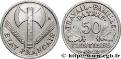 50 centimes Francisque, lourde 1942 Paris F.195/3