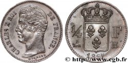 1/4 franc Charles X 1827 Rouen F.164/11