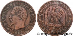 Cinq centimes Napoléon III, tête nue 1856 Strasbourg F.116/32