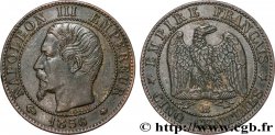 Cinq centimes Napoléon III, tête nue 1856 Strasbourg F.116/32